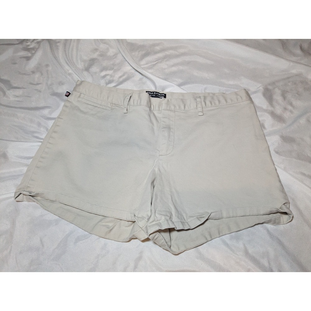 Polo Jeans Co Ralph Lauren Women's Khaki Shorts Size 6